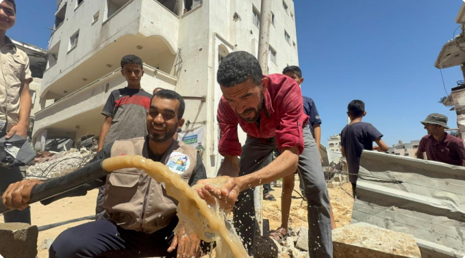 Bantuan Pengeboran Sumur Air Baru Gaza